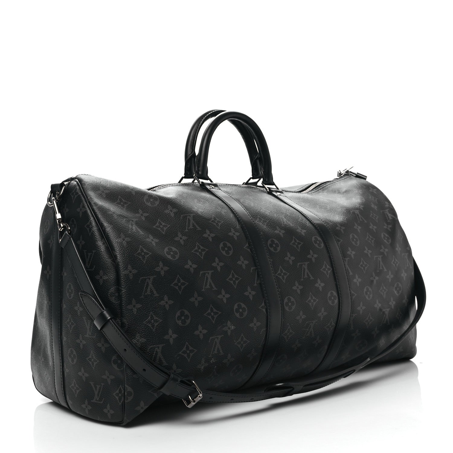 Louis Vuitton Monogram Eclipse Keepall Bandouliere 55 2 of 9