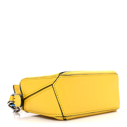 Loewe Calfskin Nano Puzzle Bag Yellow 4 of 10