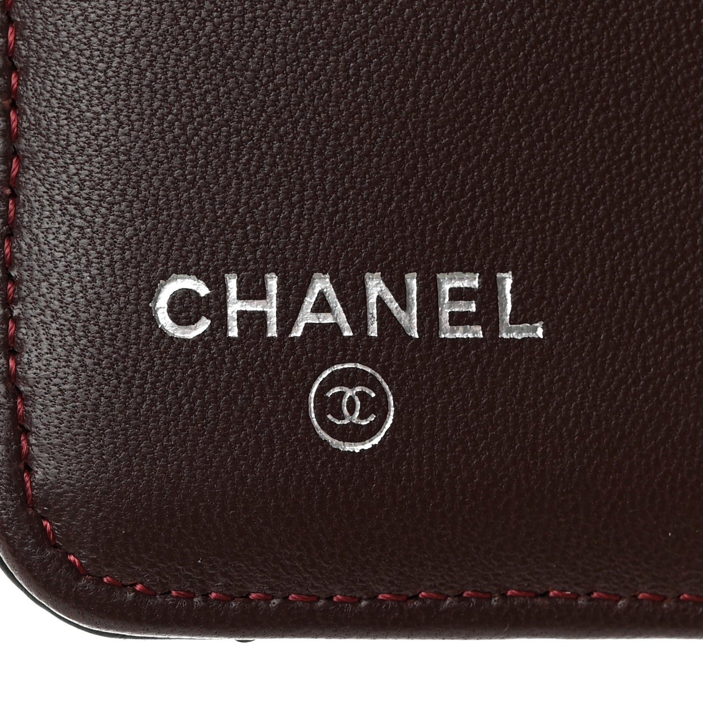 Lambskin Quilted Zipped Pocket Wallet Black