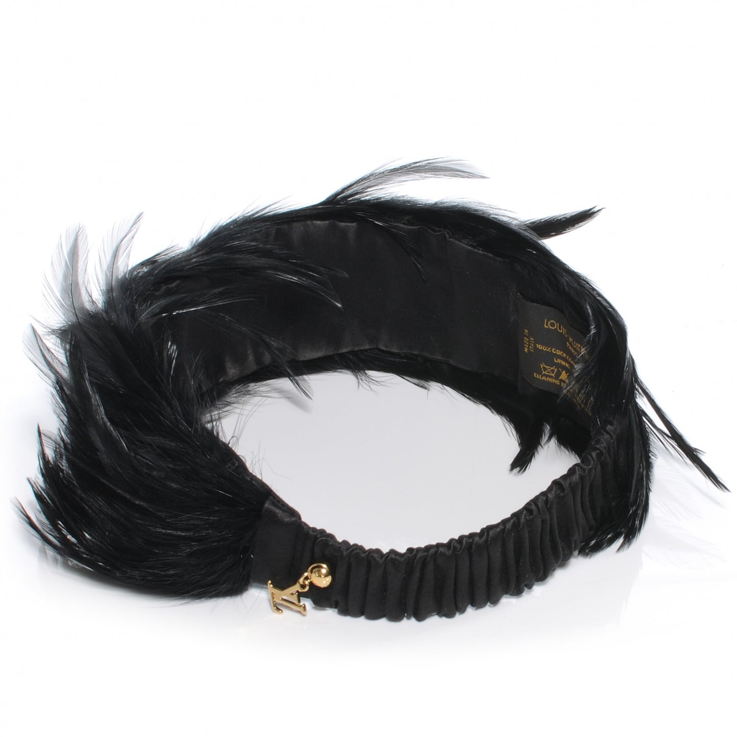 Fetish Feather Headband Black