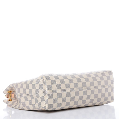 Louis Vuitton Damier Azur Graceful PM Rose Ballerine 4 of 10