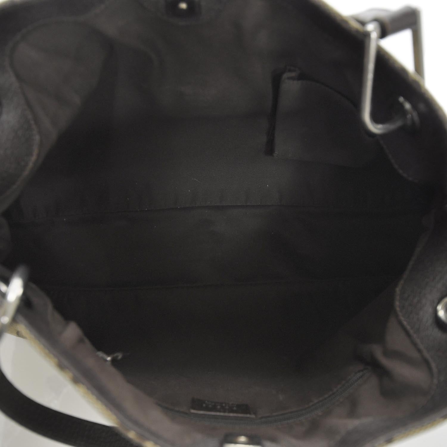 Gucci Monogram Medium Eclipse Shoulder Bag Ebony 7 of 9