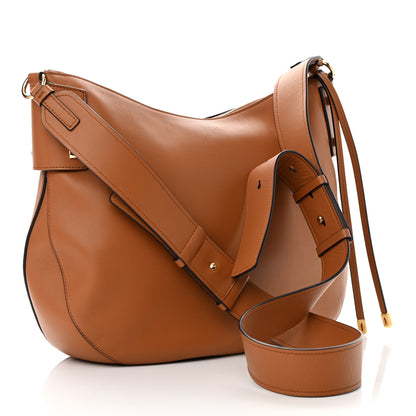 Salvatore Ferragamo Calfskin Fiona Hobo Brown 2 of 15
