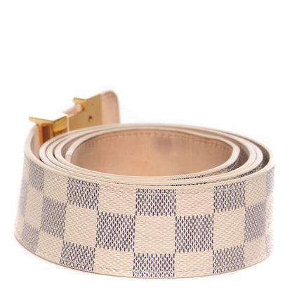 Louis Vuitton Damier Azur 40mm LV Initiales Belt 110 44 3 of 8