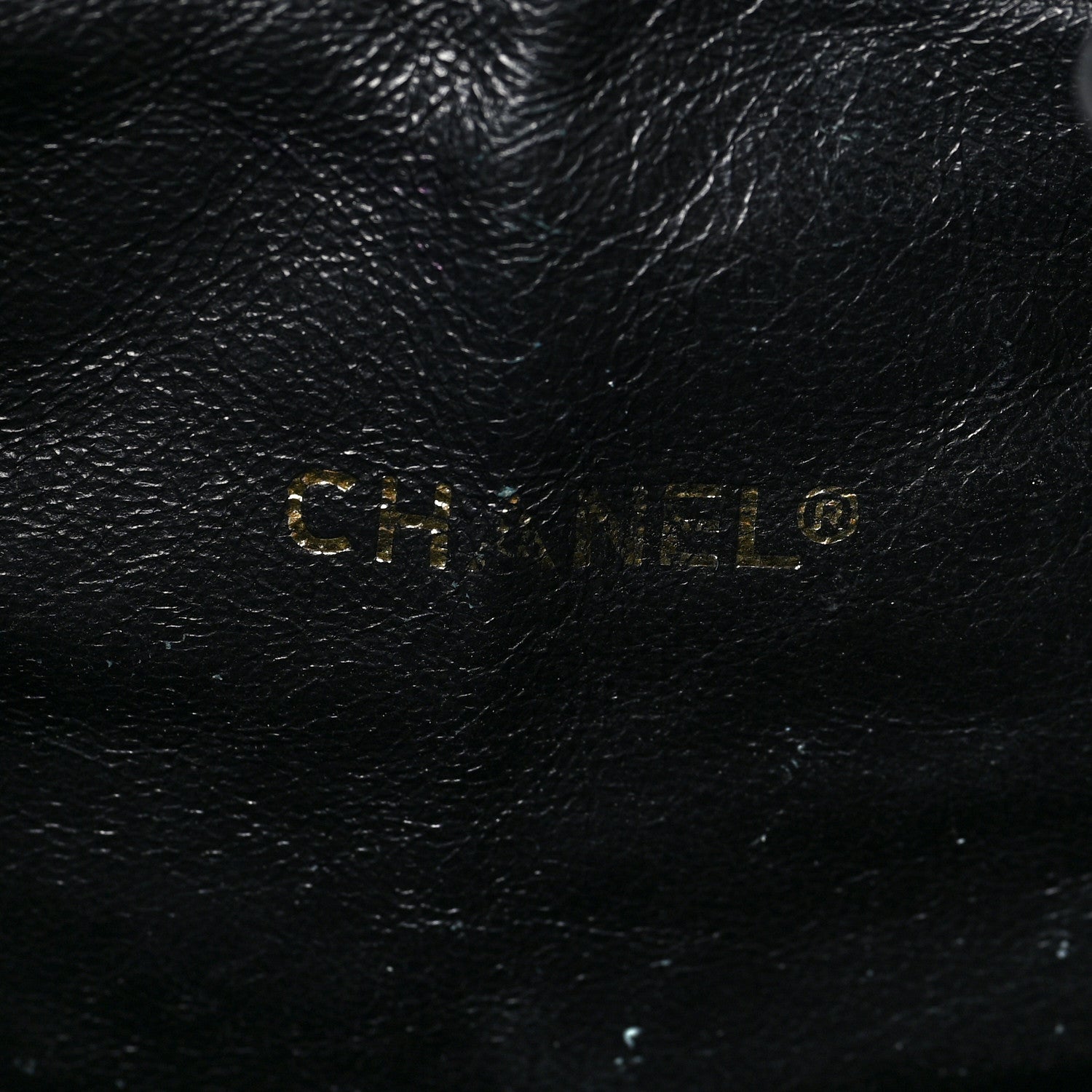 Chanel Alligator Drawstring Bucket Bag Black 6 of 9