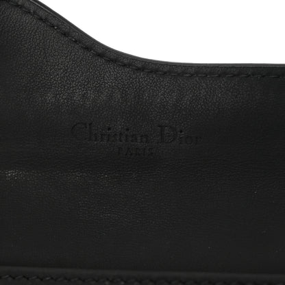 Christian Dior Ultra Matte Calfskin Saddle Card Holder Black 6 of 7