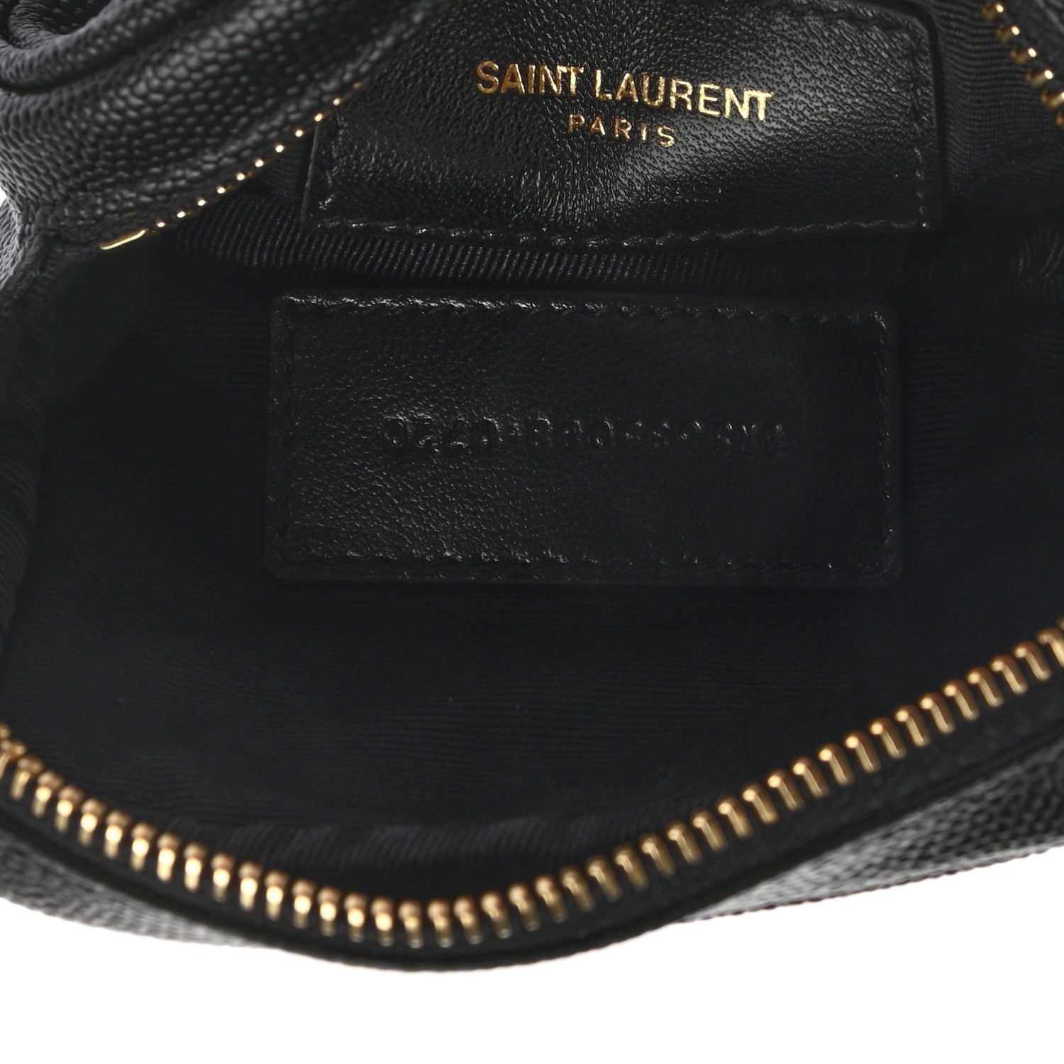 Saint Laurent Grain De Poudre Matelasse Monogram Baby Lou Camera Bag Black 6 of 6