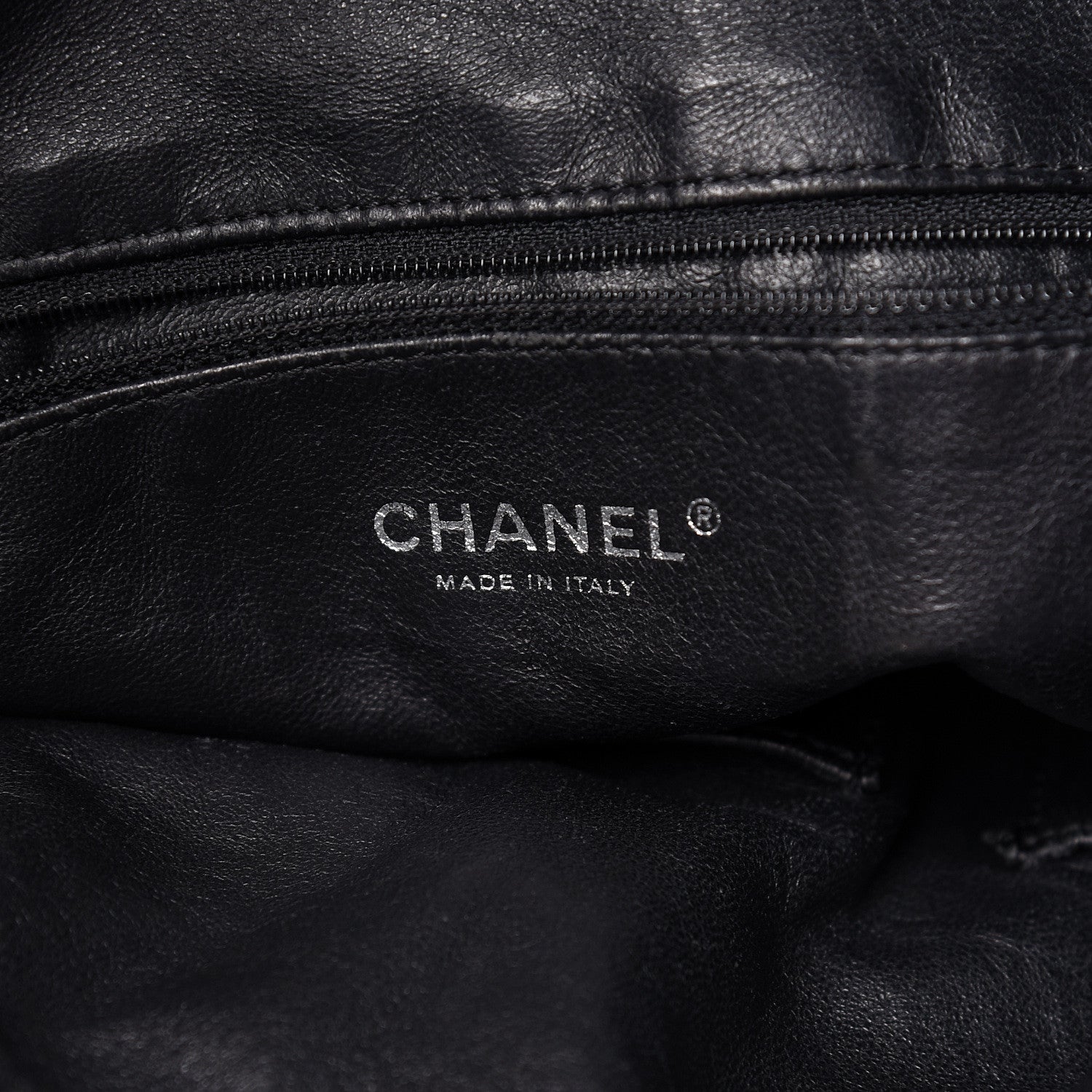 Chanel Glazed Calfskin Modern Chain Tote Black 6 of 12