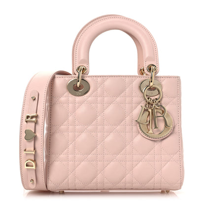 Christian Dior Lambskin Cannage Small My ABCDior Lady Dior Light Pink 1 of 16