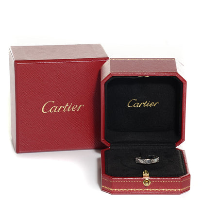 Cartier 18K White Gold 4mm LOVE Wedding Band Ring 57 8 5 of 5