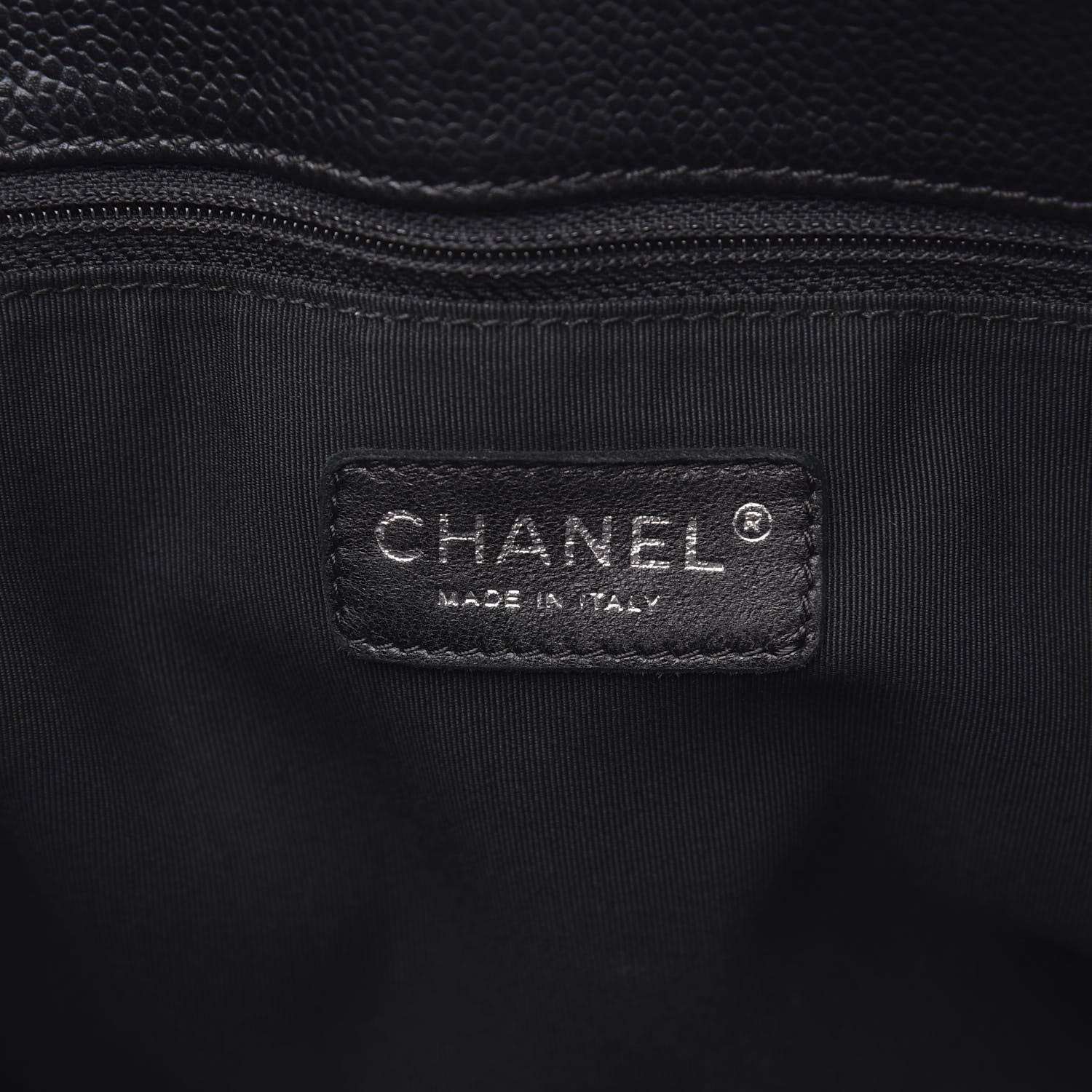 Chanel Caviar Quilted Grand Shopping Tote GST Black 6 of 13