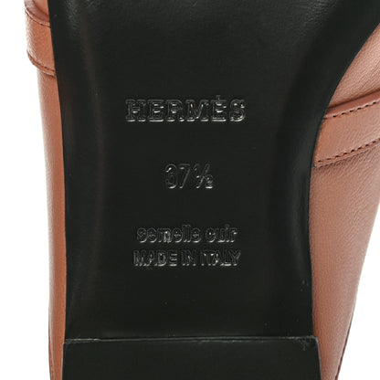 Hermes Goatskin Oz Mules 37.5 Rose Aube 7 of 8