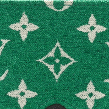 Louis Vuitton Jacquard Velvet Monogram LV Match Sunglasses Case GM Vert 5 of 9