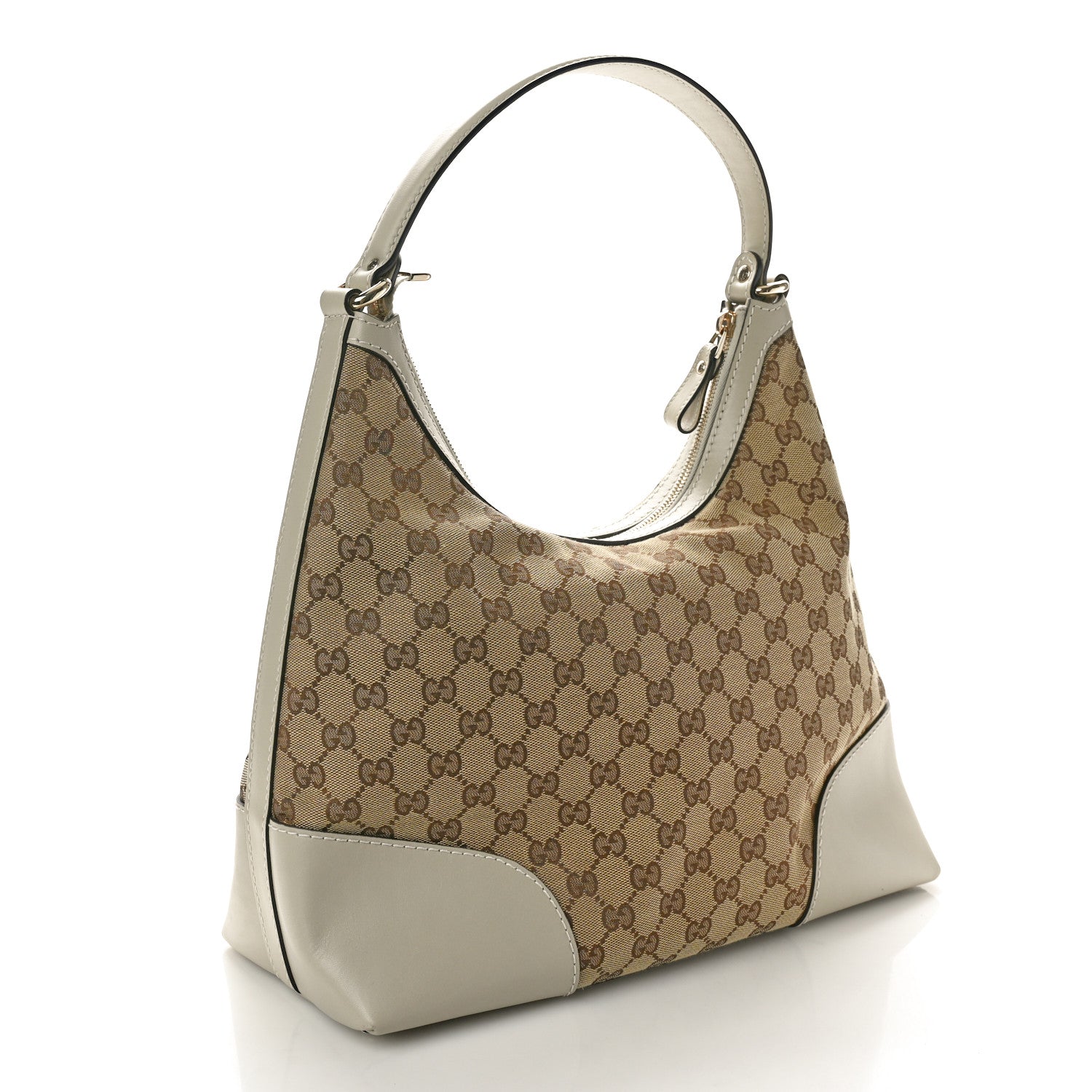 Gucci Monogram Medium Lovely Heart Hobo Off White 3 of 10