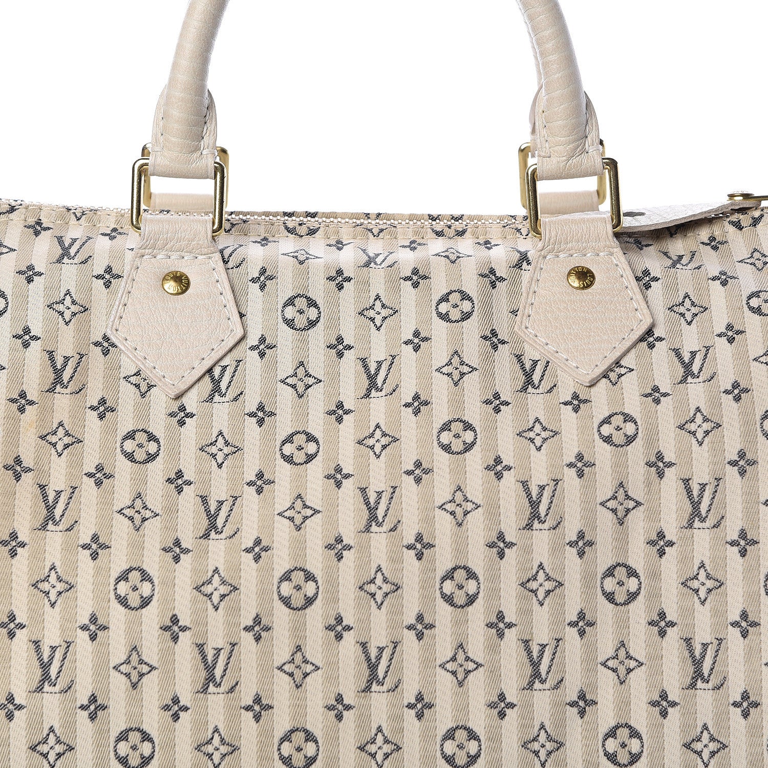 Louis Vuitton Mini Lin Croisette Speedy 30 Blue 11 of 14