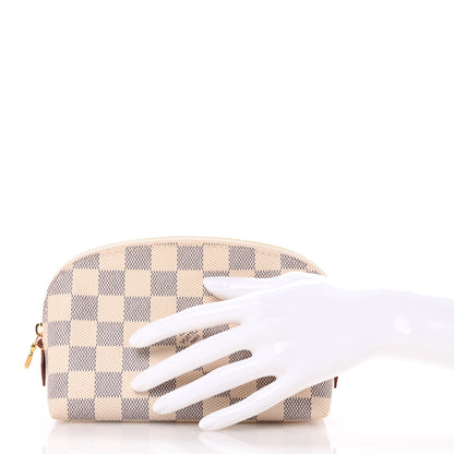 Louis Vuitton Damier Azur Cosmetic Pouch 2 of 7