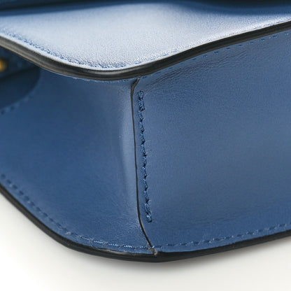 Valentino Garavani Calfskin Vlogo Small Loco Shoulder Bag Blue 8 of 9
