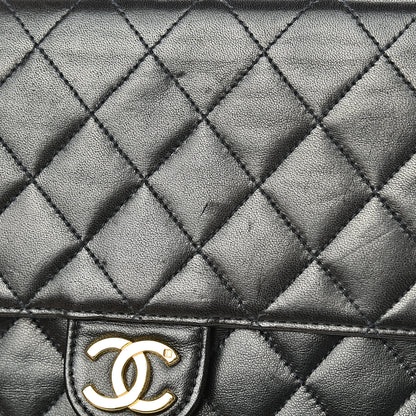 Chanel Lambskin Quilted Small Single Flap Bag Black 14 of 15