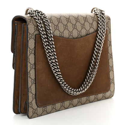 Gucci GG Supreme Monogram Medium Dionysus Shoulder Bag Taupe 3 of 10