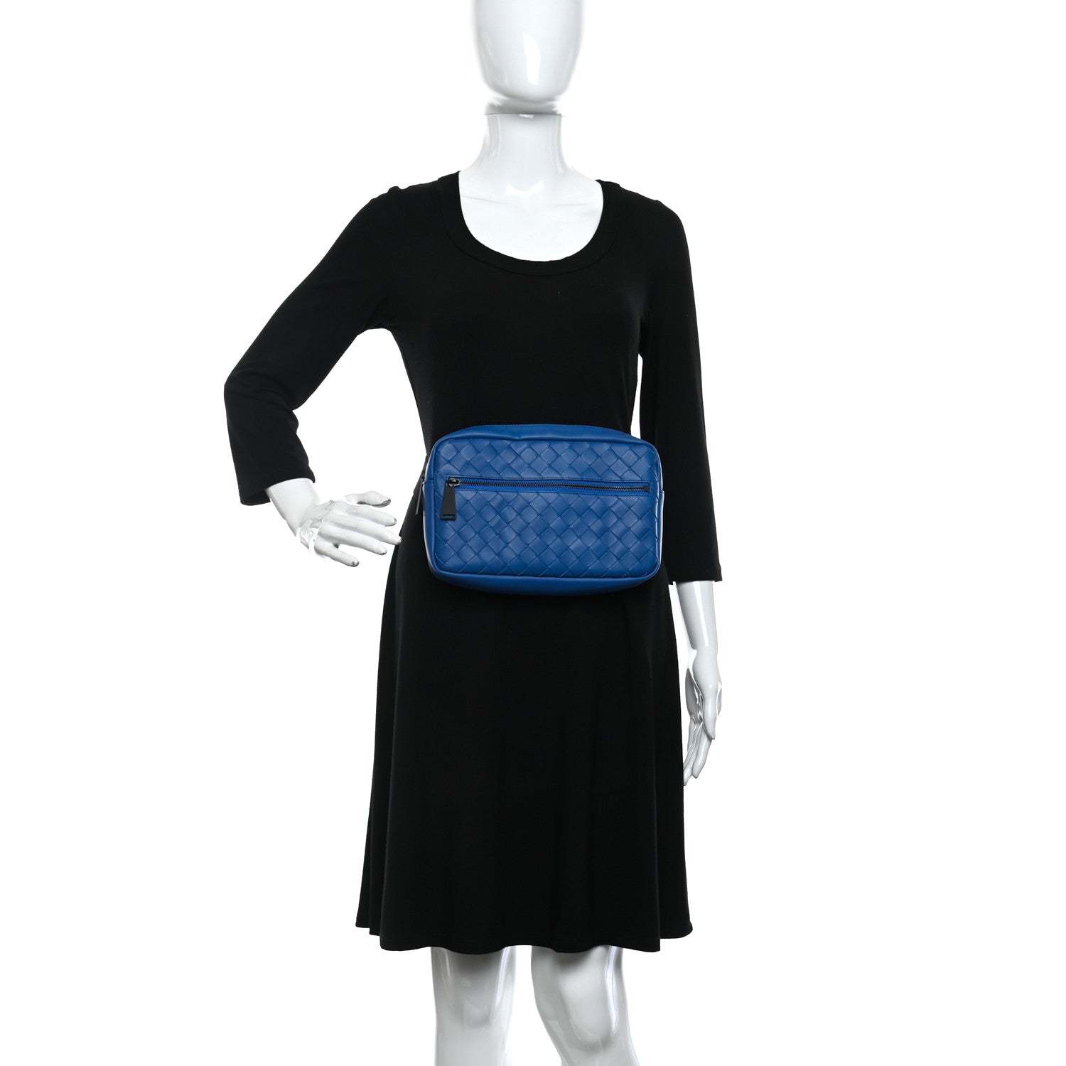 Bottega Veneta Nappa Intrecciato Belt Bag Bluette 2 of 10