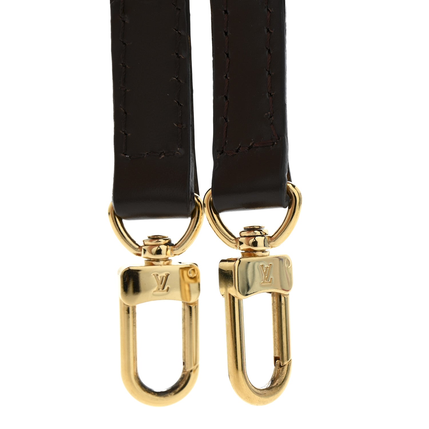 Louis Vuitton Calfskin 16mm Adjustable Shoulder Strap Brown 3 of 3