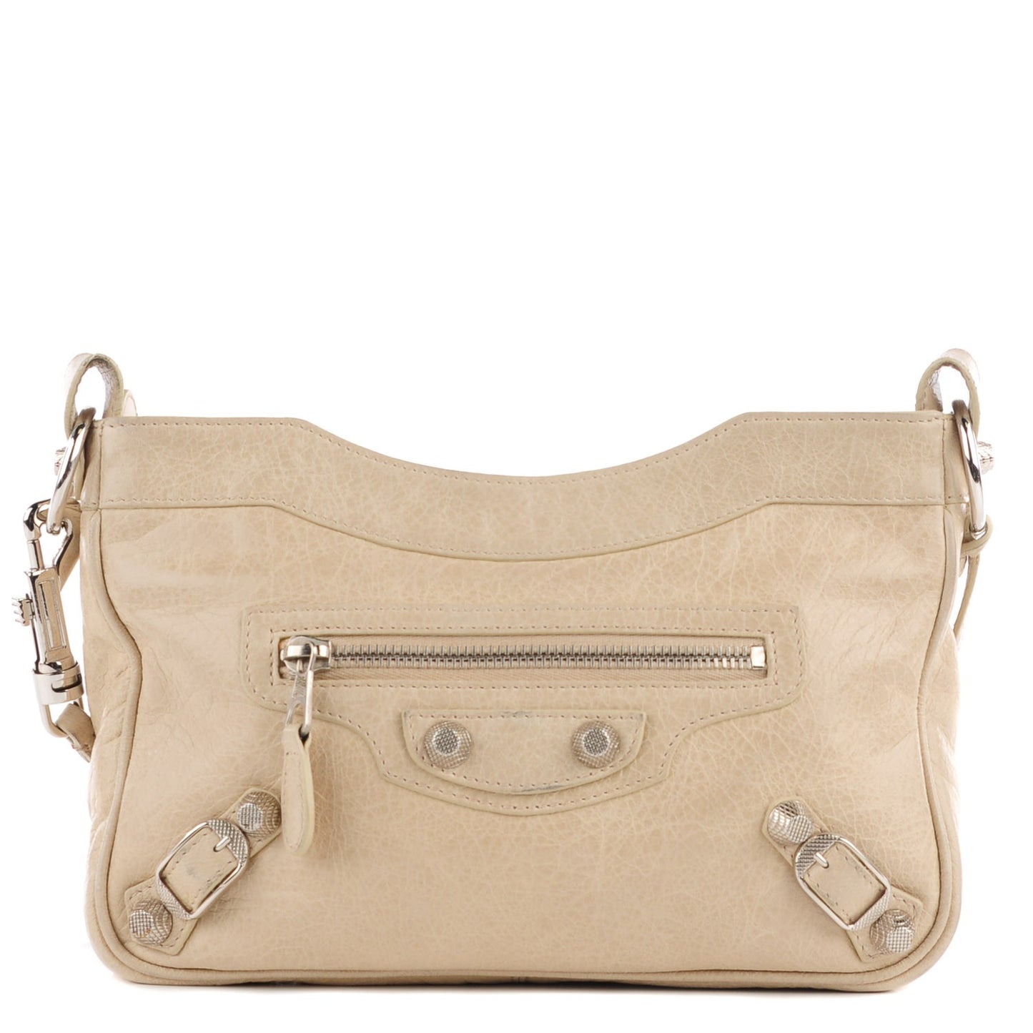 Agneau Giant 12 Silver Hardware Hip Praline