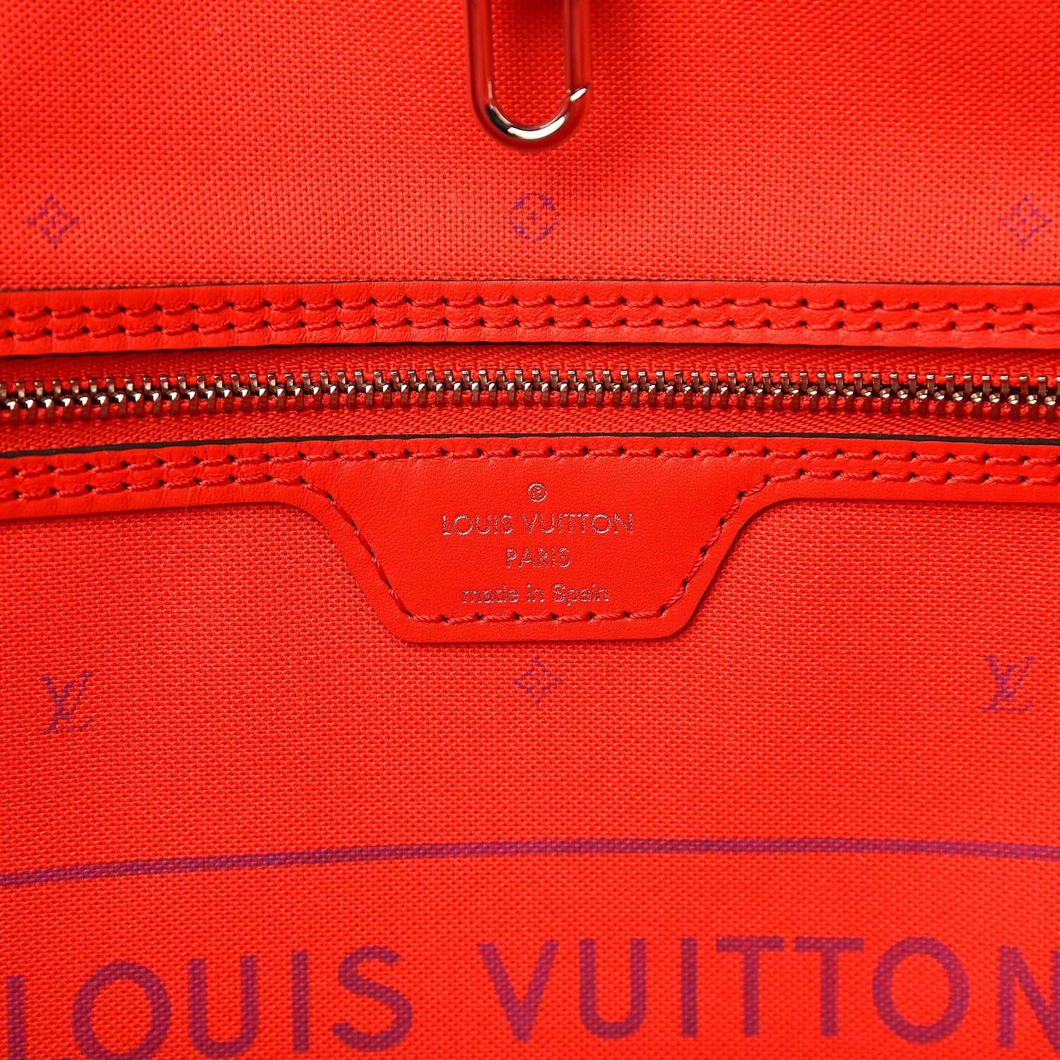 Louis Vuitton Monogram Escale Neverfull MM Rouge 5 of 10