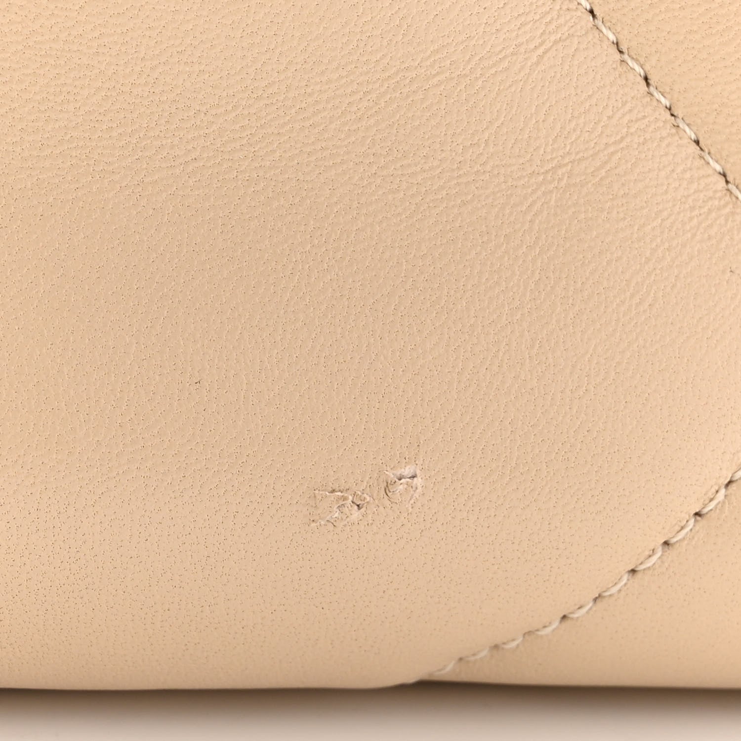 Chanel Goatskin Quilted Medium Chanel 19 Flap Beige 11 of 11