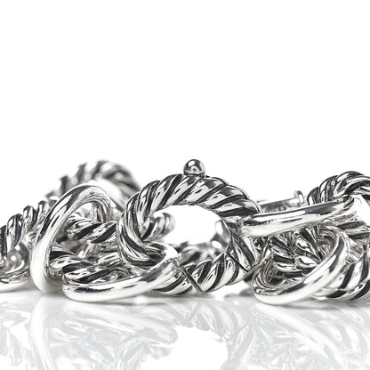 David Yurman Sterling Silver 10mm Medium Oval Link Bracelet 4 of 4