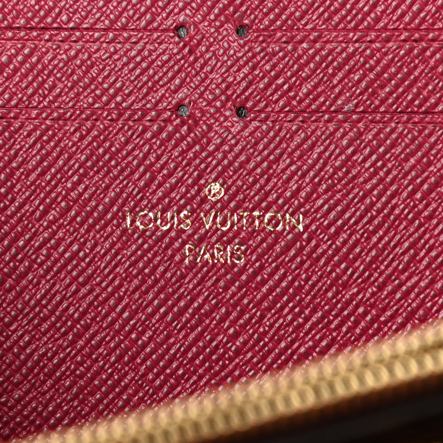 Monogram Clemence Wallet Fuchsia