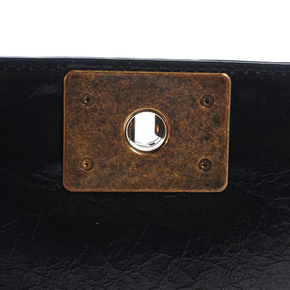 Chanel Glazed Calfskin Large Boy Flap Black 9 of 9