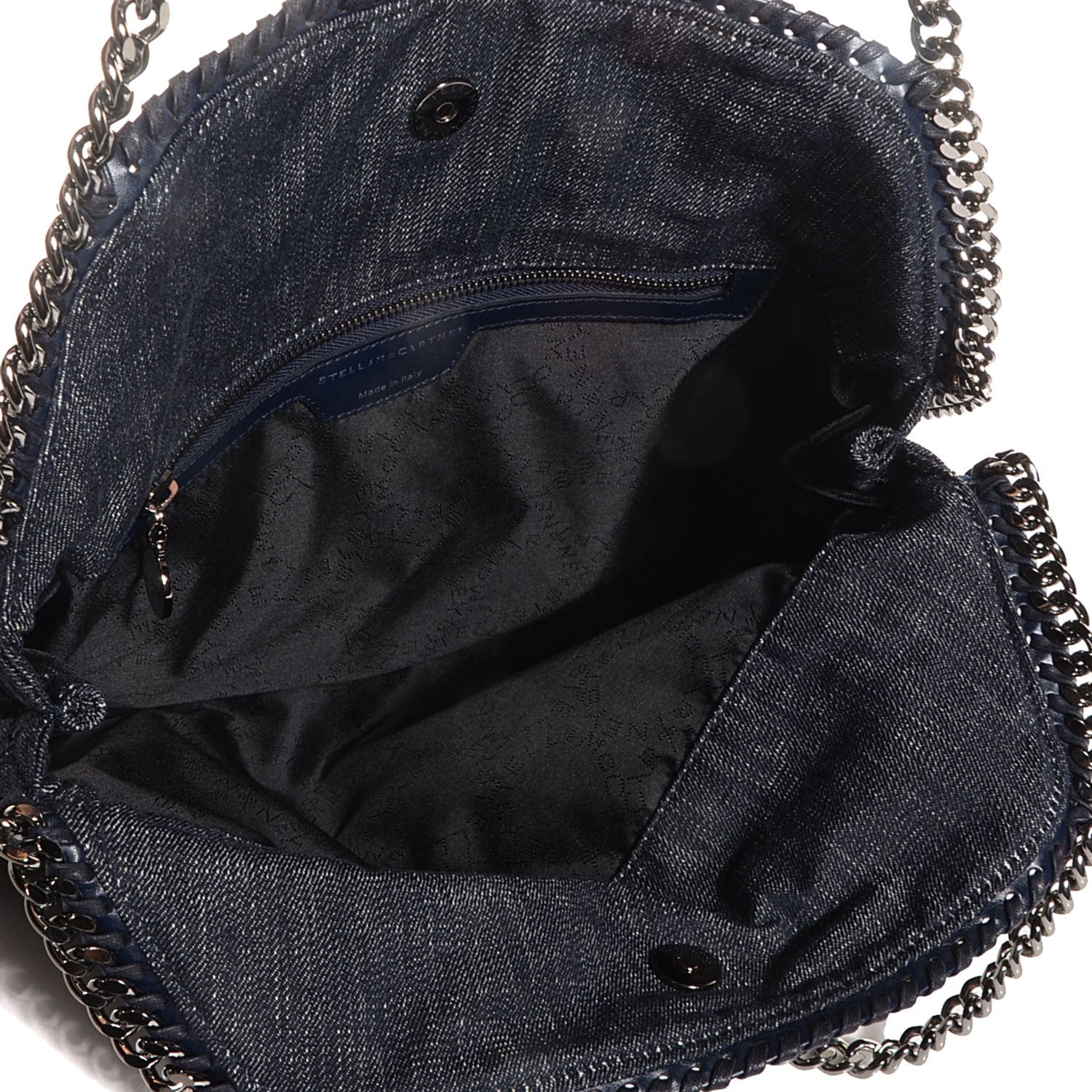 Stella McCartney Denim Quilted Small Baby Bella Tote 5 of 6