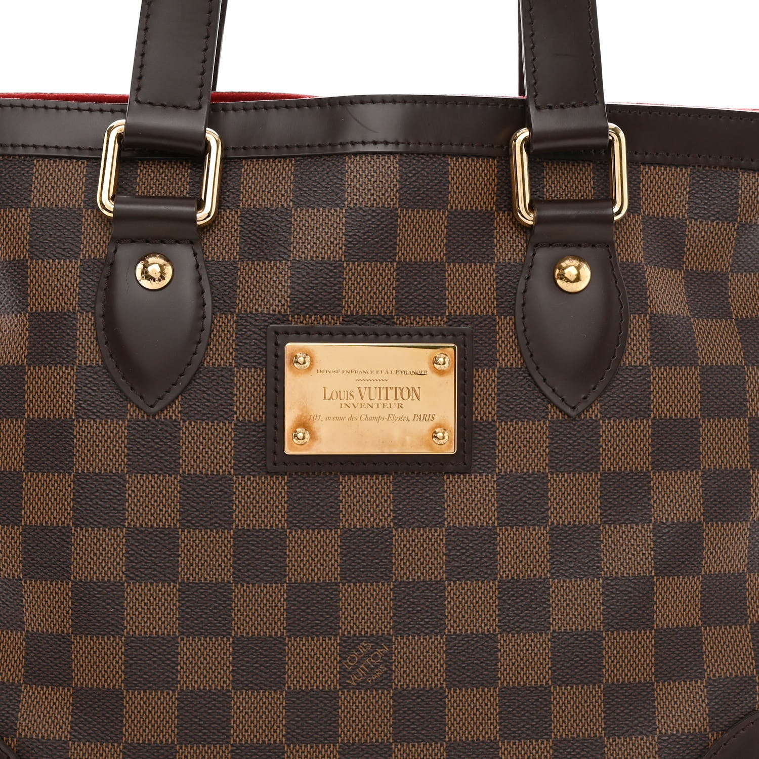 Louis Vuitton LOUIS VUITTON Damier Ebene Hampstead PM 6 of 8