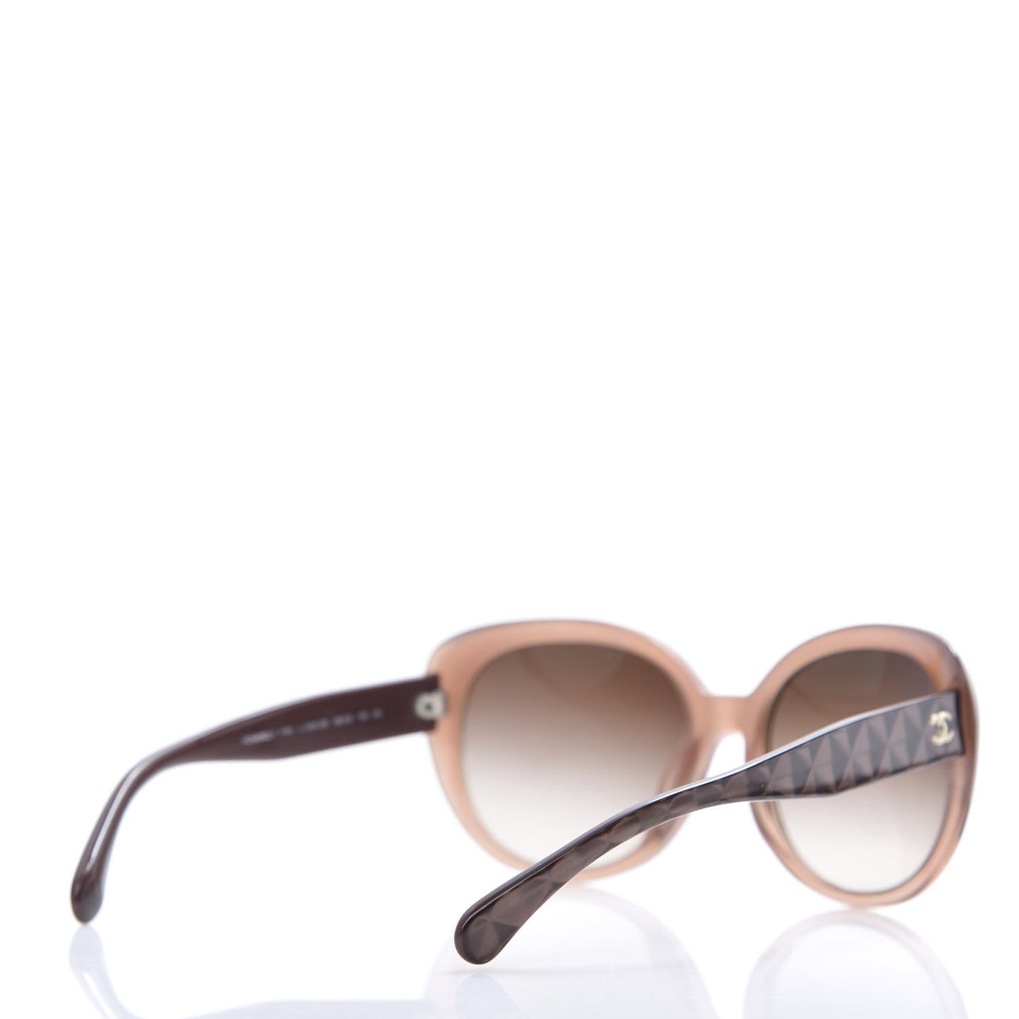 Acetate Quilted Sunglasses 5184 Tan