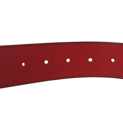 Louis Vuitton Taurillon Calfskin 40mm LV Damier Initiales Reversible Belt 95 38 Navy Blue Red 4 of 5