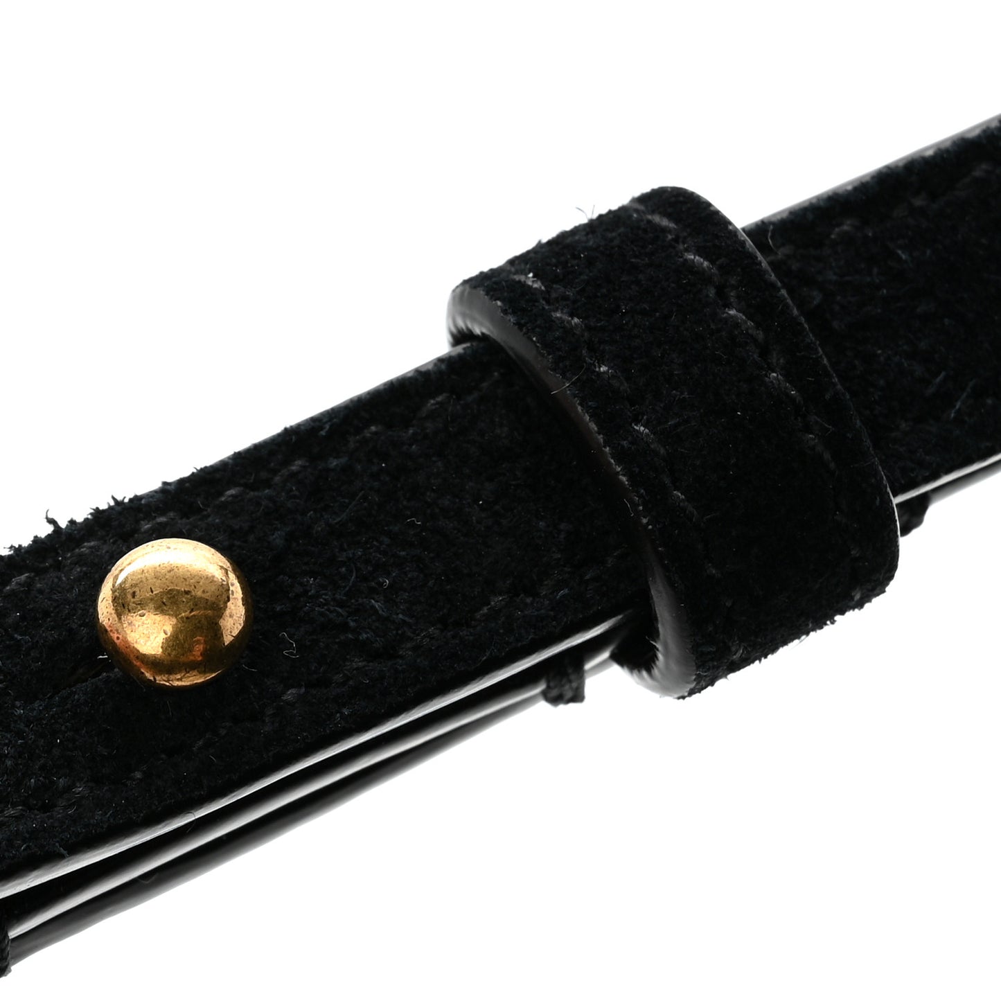 Suede Monogram Tassel Kate 99 Baguette Bag Black
