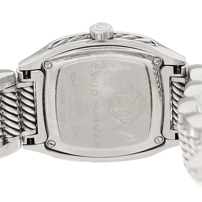 David Yurman Stainless Steel Diamond Mother of Pearl 25mm Thoroughbred Quartz Watch 4 of 4