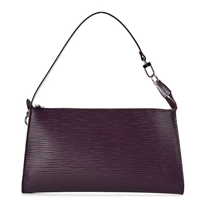 Louis Vuitton Epi Pochette Accessories 24 Cassis 1 of 7