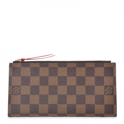 Louis Vuitton Damier Ebene Felicie Chain Wallet Zippered Insert 1 of 6
