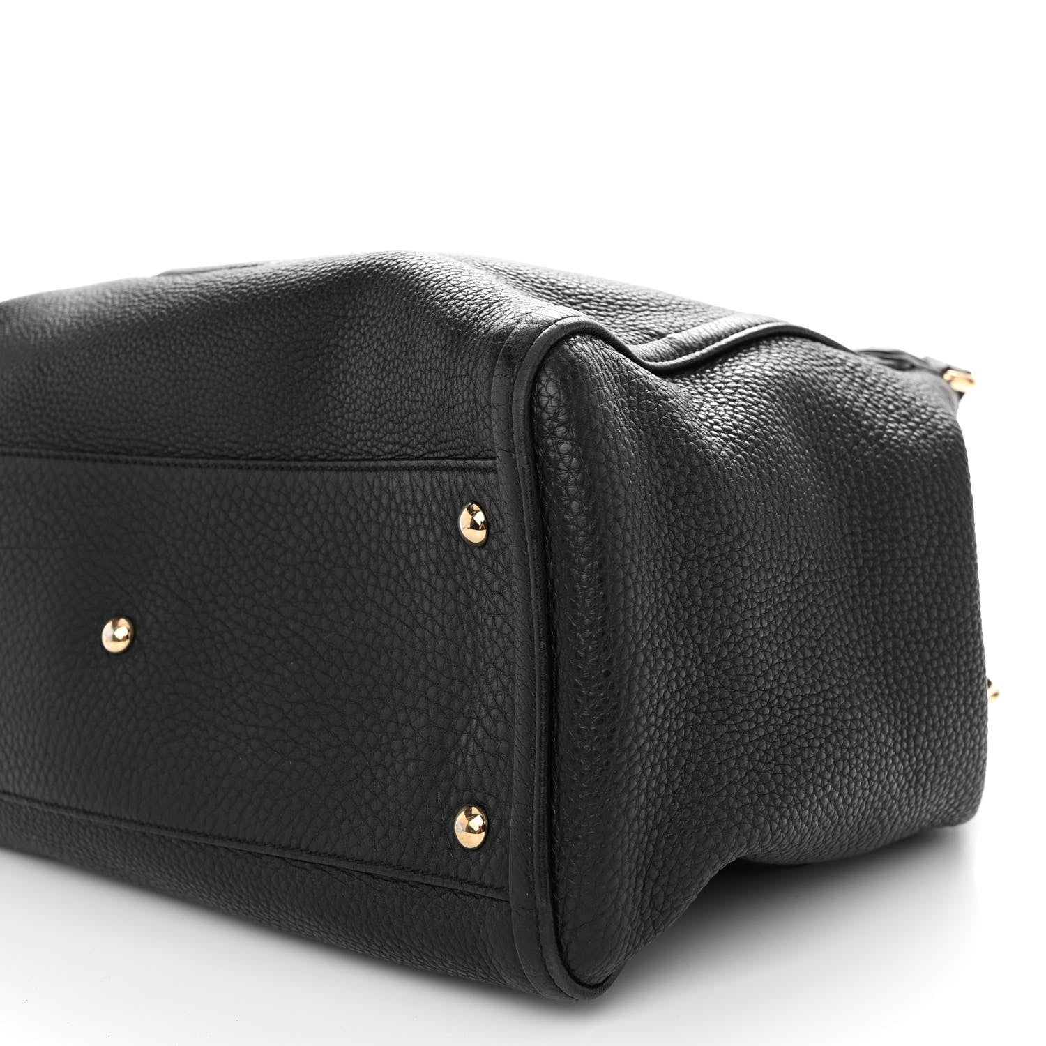 Gucci Pebbled Calfskin Medium Soho Shoulder Bag Black 10 of 10