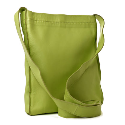 Hermes Lambskin Clou De Selle Pouch Kiwi 2 of 10