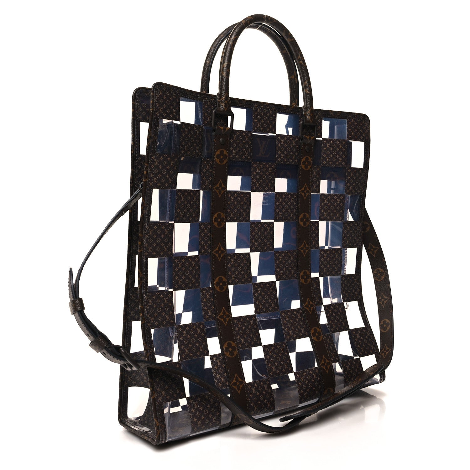 Louis Vuitton PVC Monogram Chess Sac Plat 3 of 9