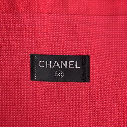Chanel Terry Cotton CC Beach Tote Towel Pink Red 6 of 10