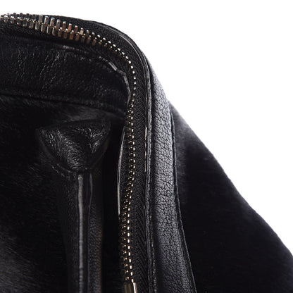 Alexander McQueen Pony Hair Mini De Manta Tote Black 8 of 10