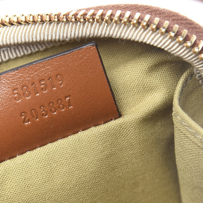 Gucci Vintage Canvas Calfskin Web Belted iPhone Case 95 38 Sand Cuir 7 of 10