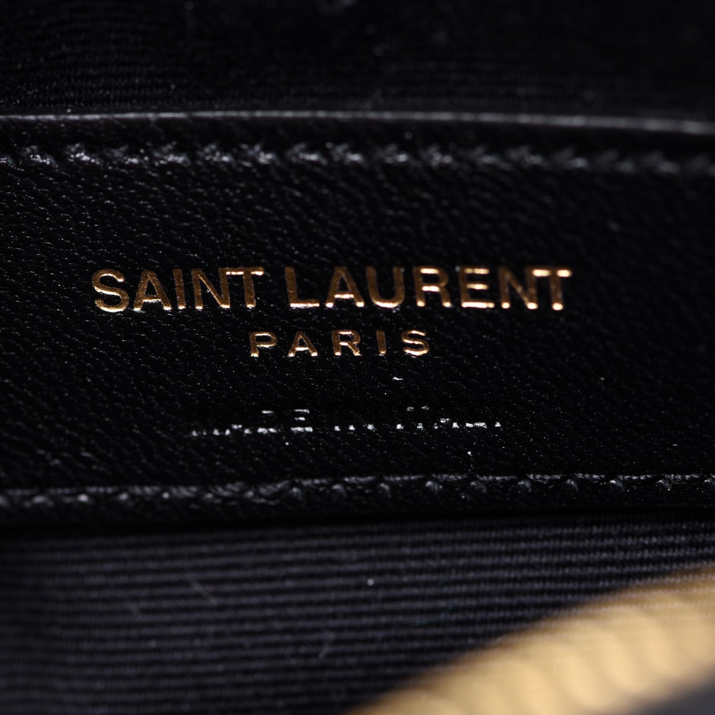 Grain De Poudre Matelasse Monogram Baby Lou Camera Bag Black