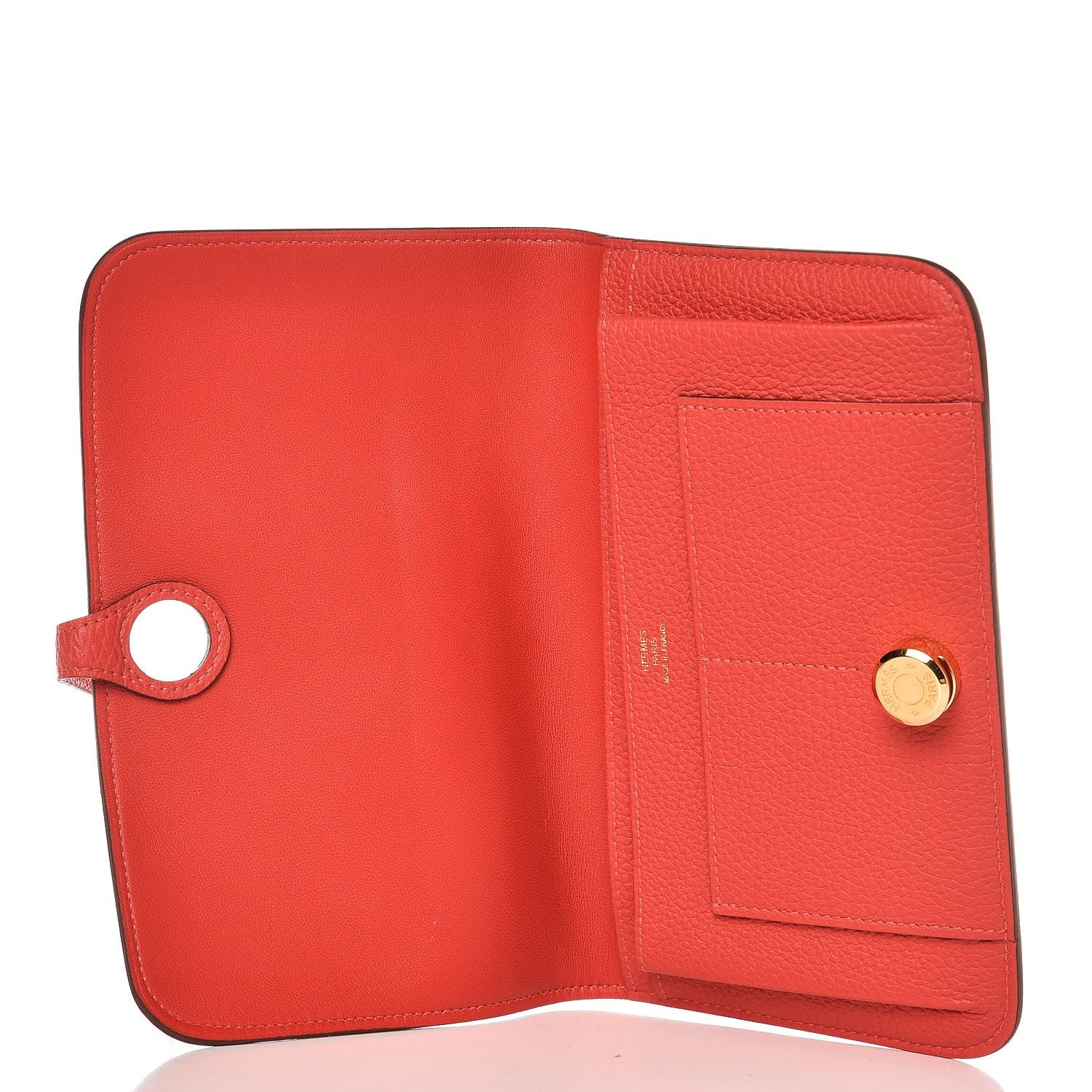 Hermes Togo Dogon Duo Wallet Capucine 5 of 8