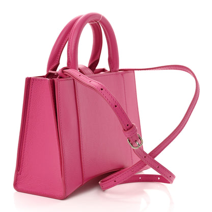 Balenciaga Grained Calfskin XXS Hourglass East West Tote Pink 3 of 14