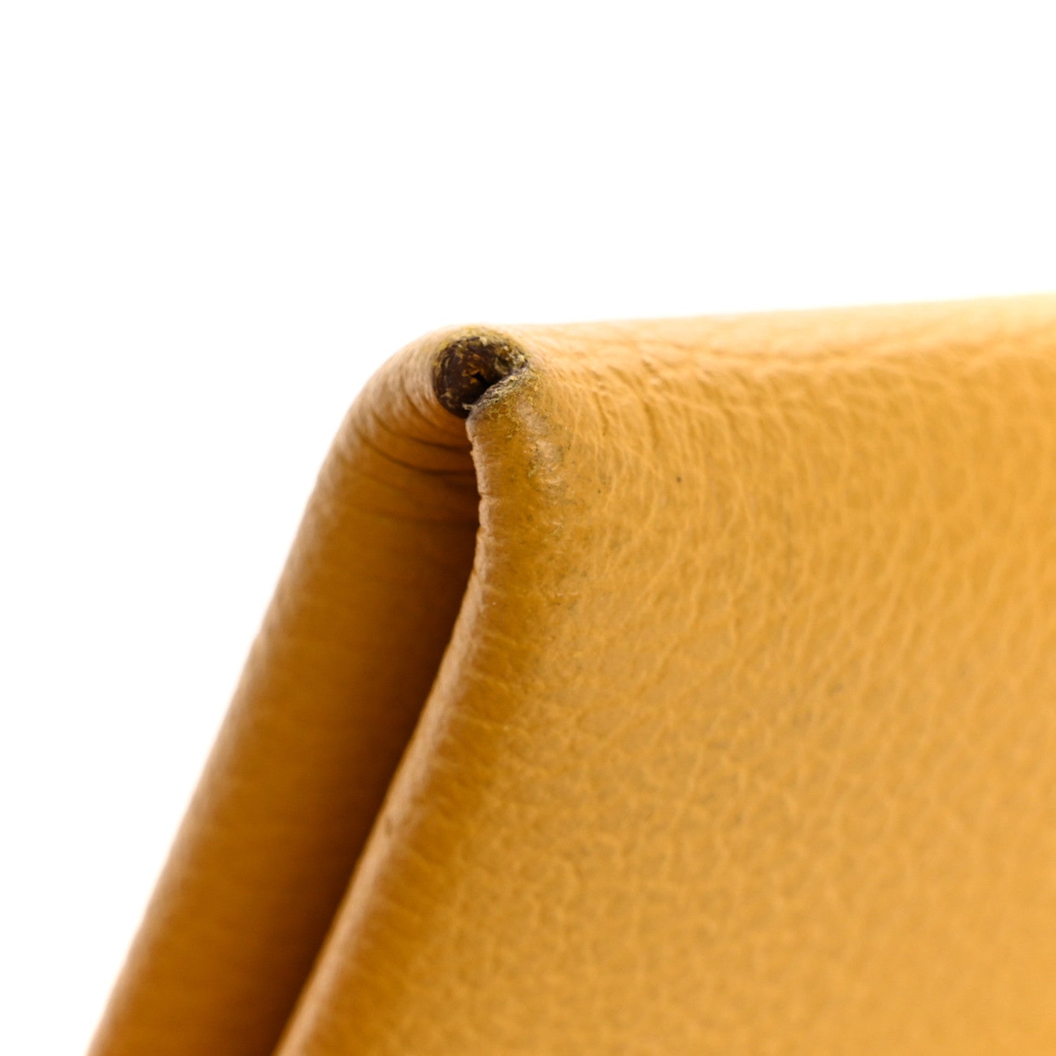 Hermes Evercolor Calvi Card Case Jaune Ambre 10 of 11