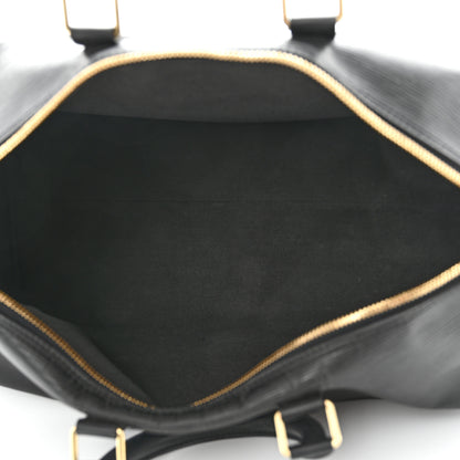 Louis Vuitton Epi Keepall 45 Black 5 of 9